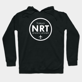 NRT, Tokyo Narita International Airport Hoodie